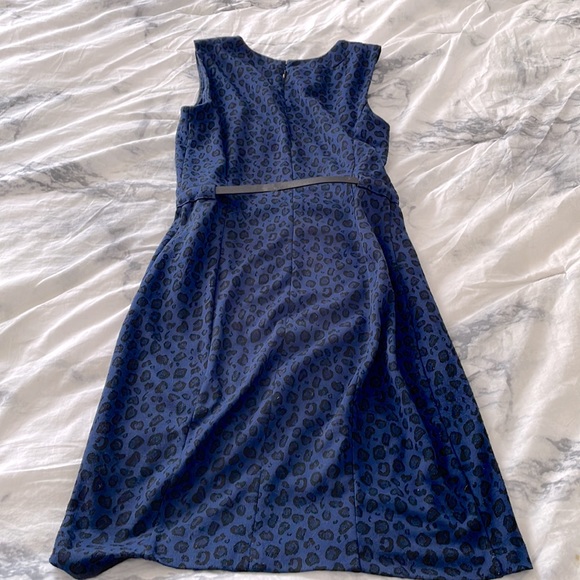 Dark blue leopard dress - Picture 5 of 5